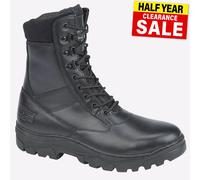 Bottes De Combat En Cuir Pour Hommes Grafters Kesterel Maverick Noires