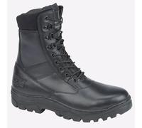 Bottes De Combat En Cuir Pour Hommes Grafters Kesterel Maverick Noires