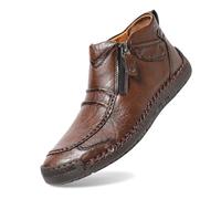 Bottes de Conduite Homme - Bout Large - Soutien Plantaire - Imperméables - Antidérapantes - Confortables pour Quotidien & Voyages n17