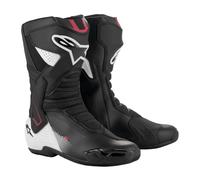Bottes De Course De Moto Alpinestars SMX-6 V3 Pour Hommes Noir Blanc Rouge