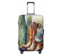 Bottes de Cowboy et Chapeau, Couleurs Vives, désert 1, Housse de Protection pour Valise, Housse de Voyage