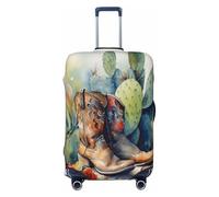 Bottes de Cowboy et Chapeau, Couleurs Vives, Housse de Protection pour Valise Desert2