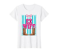 Bottes de Cowboy Ex Wife avec nœud Rose T-Shirt