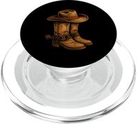 Bottes de Cowboy Texas Western Southern Country Wild West Rodeo PopSockets PopGrip pour MagSafe