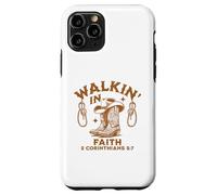 Bottes de cowboy Walking in Faith Coque pour iPhone 11 Pro