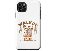 Bottes de cowboy Walking in Faith Coque pour iPhone 11 Pro Max