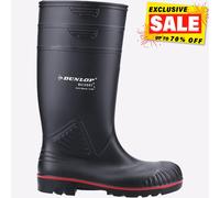 Dunlop Protective Footwear, A442031, Acifort Heavy Duty Full Safety, Noir/Rouge, Taille 40 EU