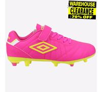 Umbro Spécialisé Liga Junior Haute Performance Chaussures de Foot Rose