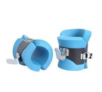 Bottes de gravité pour le renforcement du tronc et le soulagement des maux de dos - Exercice de fitness inversion avec barre de poirier et crochets de crunch abdominaux (Bleu)