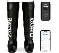 Bottes de massage à compression des jambes sans fil avec APP, pressothérapie à 5 chambres superposées pour la circulation, le drainage lymphatique et la récupération musculaire, batterie 3H (L: à