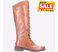 Bottes De Mode Montantes En Cuir Pour Femmes Hush Puppies Rudy Tan