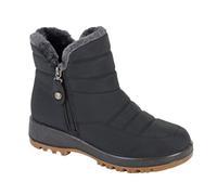 Bottes De Mode Pour Femmes En Noir Avec Doublure Thermique Boulevard Connie
