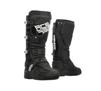 Bottes De Moto ACERBIS Homologuées Whoops Noires/Blanches Fermeture 4 Niveaux