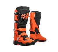 Acerbis Whoops Bottes de motocross, noir-orange, taille 42 pour homme