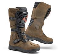 Bottes De Moto Adventure-Touring OVERLANDER WP Stylmartin - 42 - Marron - U...