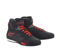 Alpinestars Chaussures de moto Sector – Noir/Rouge vif – Taille 43