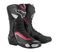 Bottes de moto Alpinestars SMX-6 V3 noir argent rouge