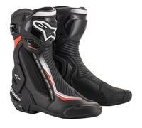 Alpinestars 2221019-1231-43 Chaussure de moto Mâle Adulte Noir, Rouge, Blanc