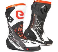Bottes de moto Eleveit RC Pro couleur : blanc/orange, taille : 41