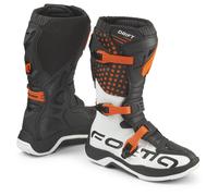 Forma Drift Bottes de motocross pour enfants, noir/orange, Taille 36