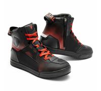 Rebelhorn Vandal 2 Chaussures moto, noir-rouge, taille 46 pour homme