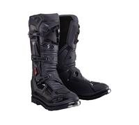 Bottes De Moto LEATT Moto 3.5 HydraDri Graphène Gris Noir Fermeture SideLock