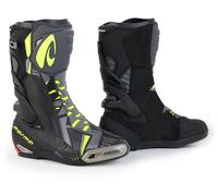 Bottes de moto Racing Forma PHANTOM Black/Grey/Yellow Fluo