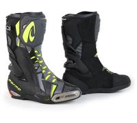 Bottes de moto Racing Forma PHANTOM Black/Grey/Yellow Fluo