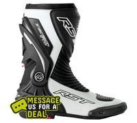 Bottes de moto RST Tractech Evo D3O ( D30 ) - noir / blanc
