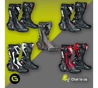 Sidi Bottes de moto ST Noir/Rouge Taille 44 Homme