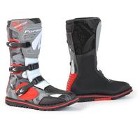 Bottes de moto Trial Forma BOULDER COMP Camo/Red/White/Grey