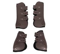 Bottes de Mouche à Chevaux, Protection des Jambes équines, Bottes de Sport de Cheval épaissies, Tous Les limites inférieures et Le Soutien, avec Un équipement de Doublure Doux (Medium)