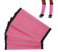 Bottes De Mouches des Chevaux - Gardiens De Jambe Réutilisables, Enveloppements De Protection | Protection De Mouche Durable Minimisant La Fatigue des Jambes, Réduisant Le Comportement De Piétinement