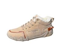 Bottes de neige basses pour enfants en cuir pour garçons en coton d'hiver en peluche et de nouvelles chaussures de randonnée pour enfants de grande taille antidérapante et chaude bottes occidentales à
