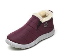 Bottes de neige chaudes pour hommes - REMYCOO - Rouge - Tige synthétique - Imperméables S