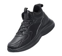 Bottes de neige doublées pour homme - Bottes d'hiver pour homme | Chaussures d'hiver avec lacets, protection contre les pas, chaussures d'extérieur, respirantes et confortables