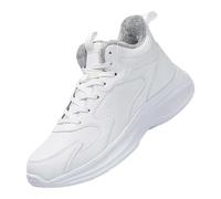Bottes de neige doublées pour homme - Bottes d'hiver pour homme | Chaussures d'hiver avec lacets, protection contre les pas, chaussures d'extérieur, respirantes et confortables