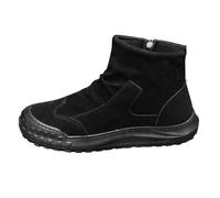 Bottes de neige extra larges pour homme avec fermeture éclair latérale antidérapantes - Soutien de la voûte plantaire - Chaussures orthopédiques pour l'extérieur, la randonnée, le trekking