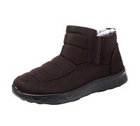 Bottes De Neige Femme Bottes De Neige Doublure Polaire Durable RandonnéE Imperméable Bottines Semelle AntidéRapant Chaussures Mousse A MéMoire Chaussures D'Hiver ExtéRieur (A, 39)