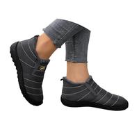 Bottes de Neige Femme Bottes Hiver Fourrure Doublure Chaude Imperméable Confort Bottines Fermeture Chaussures Extérieur Antidérapant Antidérapant Décontracté Pour La Randonnée, Le Travail
