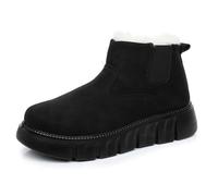 Bottes de Neige Femme Hiver Chaudes Bottes Fourrées Femme Antidérapantes Botte de Neige en Cuir Imperméable Bottine Chaussure Hiver Plate Snow Boots Fourrées Confortable Chaussures de Randonnée de Ski