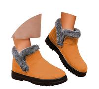 Bottes de Neige Femme Hiver Chaudes Plateforme Antidérapantes Design Moderne avec Semelle Épaisse Confortable, Bottes Hiver Antidérapantes pour Neige et Activités Outdoor