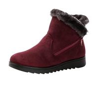 Bottes de neige femme hiver randonnée Doublure Chaude Fausse Fourrure Bottines femme à Talons Plats d'hiver Imperméable Antidérapant Bottes Extérieur Chaussures Hiver imperméable Chaudes