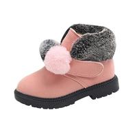 Bottes de Neige Fille Bottes Hiver Chaude Doublure Boots Warm Line Antidérapant Sole Souple Bottes Randonnée Outdoor d'escalade Chaussures Montantes de Randonnée Unisexes