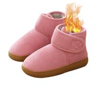 Bottes de Neige Hiver Femmes Hommes, Chaud Fourrure Doublure, Chaussure Chaude Confortables Antidérapant, for Personnes âgées Women Pink 35