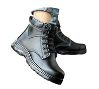 Bottes de Neige Homme Fourrées, Bottines d'Hiver Antidérapantes | Doublure Fourrée Et Semelle Antidérapante, Maintien Confortable Pour Hiver, Neige, Marche Et Travail Extérieur