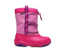 Bottes de neige imperméables et antidérapantes pour enfants Crocs rose
