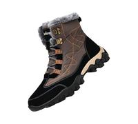 Bottes de neige imperméables pour homme, marron, 46 EU