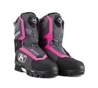 Klim Aurora GTX BOA 2023 Bottes de motoneige pour dames, noir-rose, taille 42 pour femmes