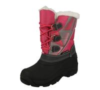 Reflex Bottes de neige N4R066 pour filles mi-mollet à lacets en fausse fourrure